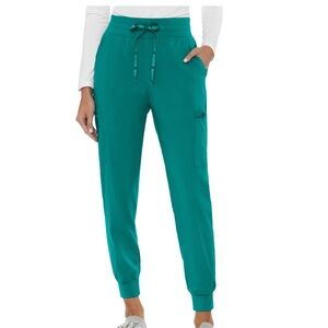 Med Couture 6-Pocket High Waist Jersey Band Cargo Jogger